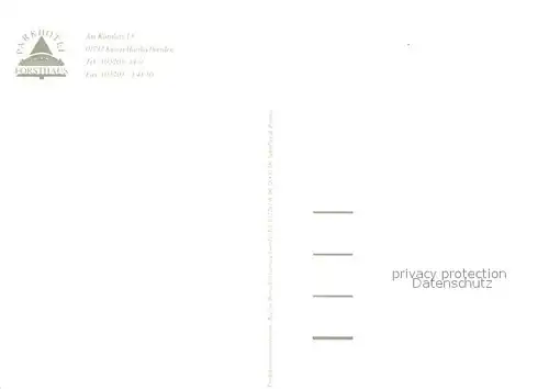 AK / Ansichtskarte Hartha_Doebeln Parkhotel Forsthaus Restaurant Fremdenzimmer Natur Landschaft Hartha Doebeln