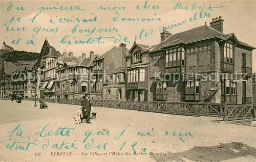 AK / Ansichtskarte Etretat Les Villas et lHoteldes Roches Blanches Etretat