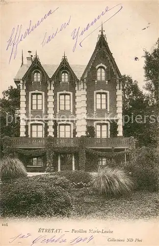 AK / Ansichtskarte Etretat Pavillon Marie Louise Etretat