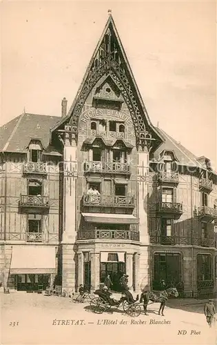 AK / Ansichtskarte Etretat Hotel des Roches Blanches Etretat