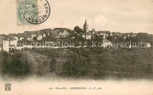 AK / Ansichtskarte Sombernon Vue generale Sombernon