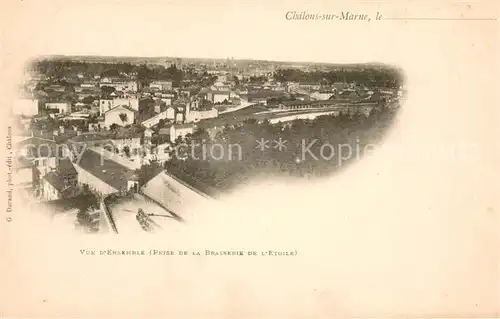 AK / Ansichtskarte Chalons sur Marne Vue dEnsemble Prise de la Brasserie de l Etoile 