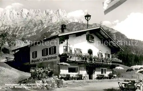 AK / Ansichtskarte Ellmau_Tirol Alpengasthof Wochenbrunn am Wilden Kaiser Ellmau Tirol