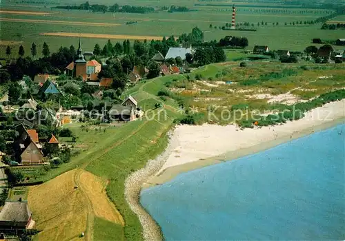 AK / Ansichtskarte Brockdorf am Elbestrand Fliegeraufnahme Brockdorf