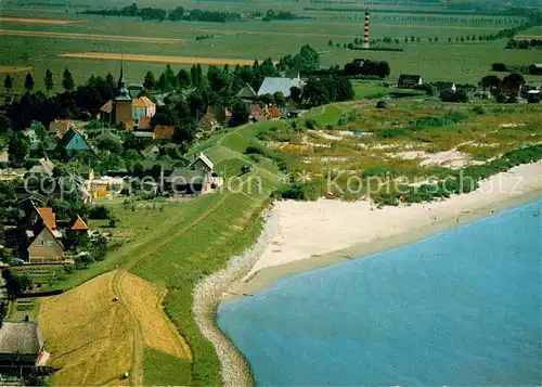 AK / Ansichtskarte Brockdorf am Elbestrand Fliegeraufnahme Brockdorf