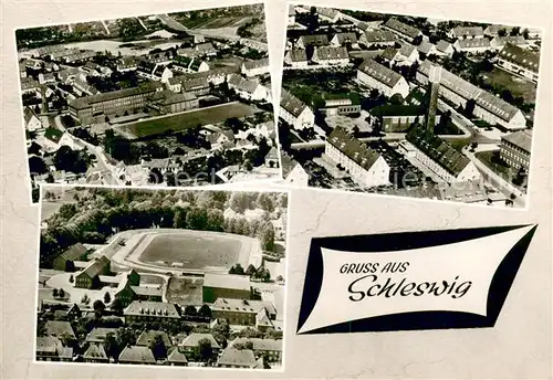 AK / Ansichtskarte Schleswig_Schlei Fliegeraufnahmen Schleswig_Schlei