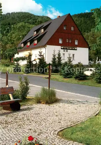 AK / Ansichtskarte Waltersdorf_Zittau Gasthof Pension Auf der Heide Oberlausitzer Gaststube Waltersdorf Zittau