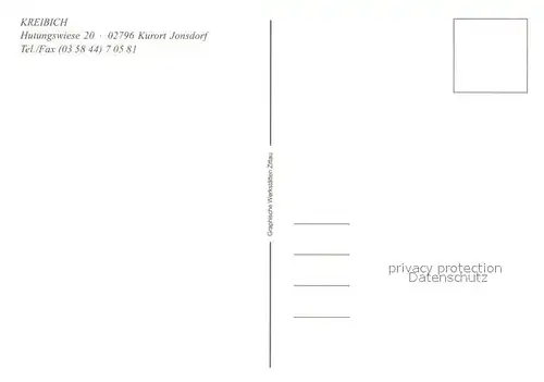 AK / Ansichtskarte Jonsdorf Ferienhaus Kreibich Eisenbahn Dampflokomotive Jonsdorf