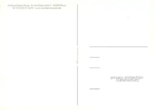 AK / Ansichtskarte Plessa Muehlenschaenke an der Elstermuehle Brotbackofen Terrasse Restaurant Kamin Plessa