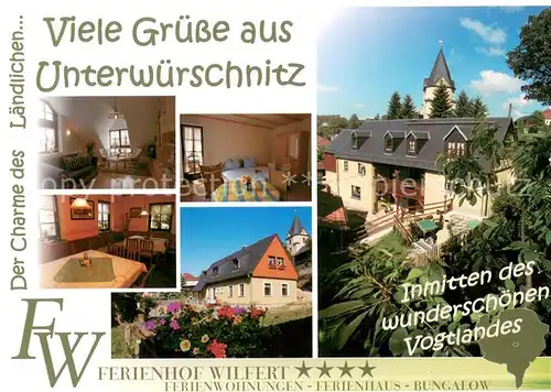 AK / Ansichtskarte Unterwuerschnitz_Muehlental Ferienhof Wilfert Ferienwohnungen Bungalows 