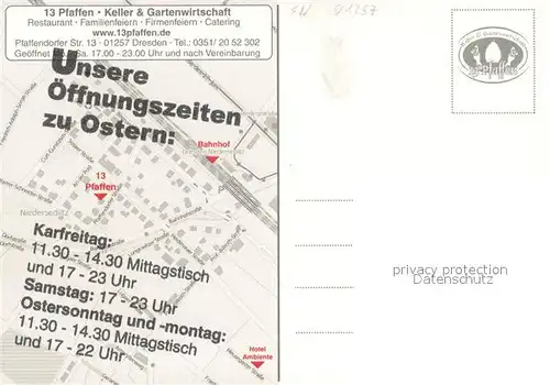 AK / Ansichtskarte Niedersedlitz 13 Pfaffen Keller  und Gartenwirtschaft Brunnen Niedersedlitz