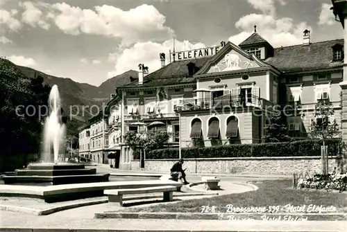 AK / Ansichtskarte Brixen_Suedtirol Hotel Elefant Fontaene Brixen Suedtirol