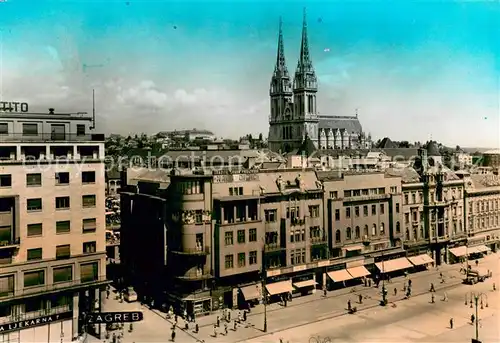 AK / Ansichtskarte Zadar_Zadra_Zara Stadtansicht mit Kirche Zadar_Zadra_Zara