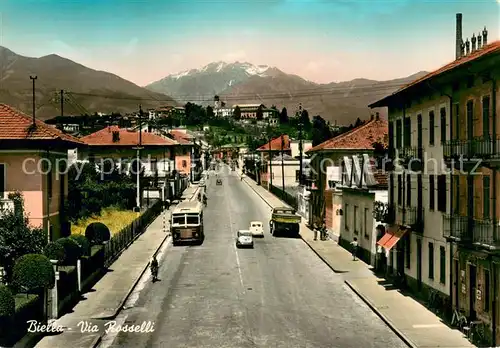 AK / Ansichtskarte Biella Via Rosselli Biella