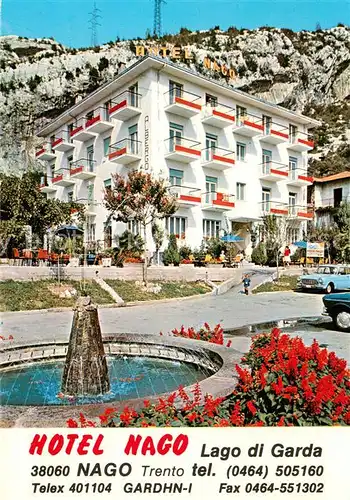 AK / Ansichtskarte Nago_Lago_di_Garda Hotel Nago Nago_Lago_di_Garda