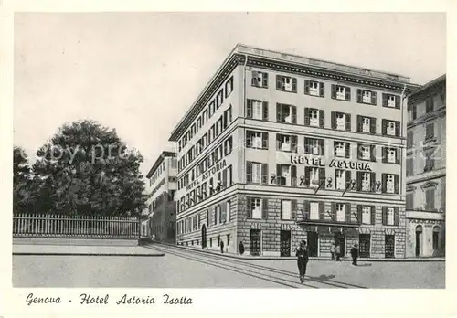 AK / Ansichtskarte Genova_Genua_Liguria Hotel Astoria Isotta Genova_Genua_Liguria