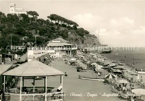 AK / Ansichtskarte Celle_Ligure Bagni Augustus Spiaggi Celle_Ligure