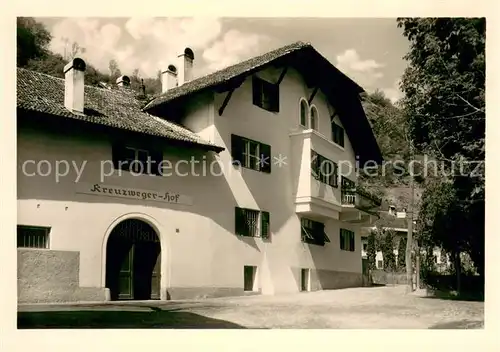 AK / Ansichtskarte Nals_Bozen Pension Garni Kreuzwegerhof Nals_Bozen
