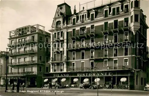 AK / Ansichtskarte Stresa_Lago_Maggiore Alberghi Stresa_Lago_Maggiore