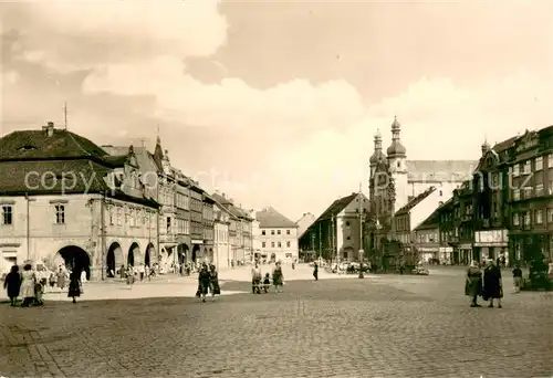 AK / Ansichtskarte Chomutov Namesti 1 maje Chomutov