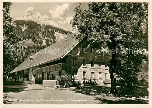 AK / Ansichtskarte Schangnau Bauernhaus zum Kemmeriboden Bad mit Schybeguetsch Schangnau
