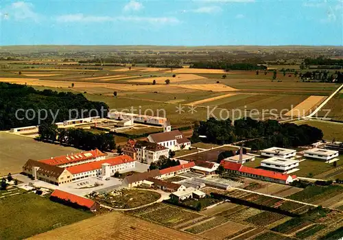 AK / Ansichtskarte Hallbergmoos Schloss Birkeneck Fliegeraufnahme Hallbergmoos