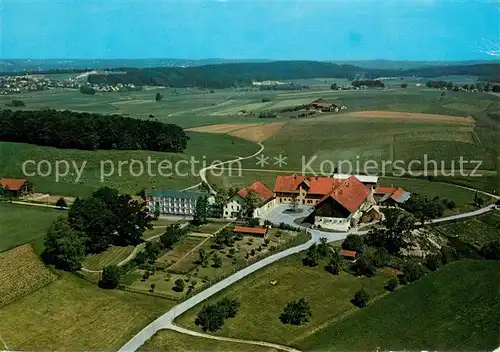 AK / Ansichtskarte Hoehenrain_Wolfratshausen Erholungsheim Gut Biberkor Fliegeraufnahme Hoehenrain Wolfratshausen
