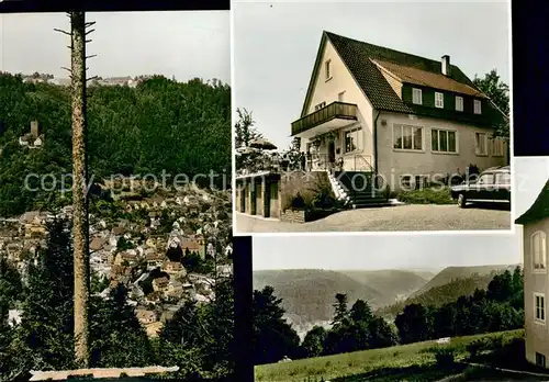 AK / Ansichtskarte Unterlengenhardt Gasthaus Pension Schwarzwaldhof Panorama Unterlengenhardt