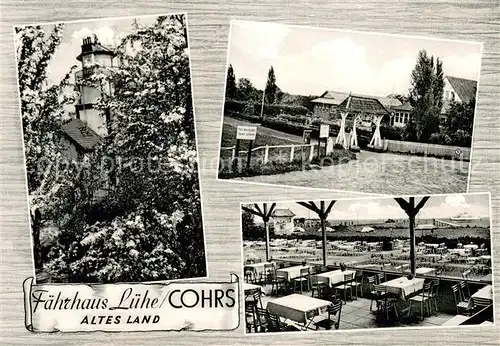 AK / Ansichtskarte Cohrs_Altes_Land Faehrhaus Luehe Terrasse 