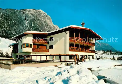 AK / Ansichtskarte Mariastein_Unterangerberg Restaurant Forellenhof Winterlandschaft 