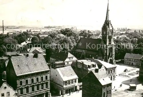 AK / Ansichtskarte Swiebodzin Ortsansicht mit Kirche Swiebodzin