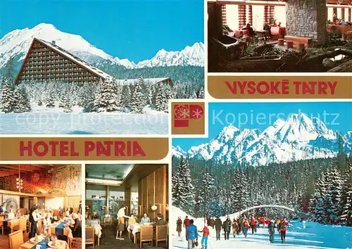 AK / Ansichtskarte Strbske_Pleso Interhotel Patria Berghotel Wintersportplatz Hohe Tatra Strbske_Pleso