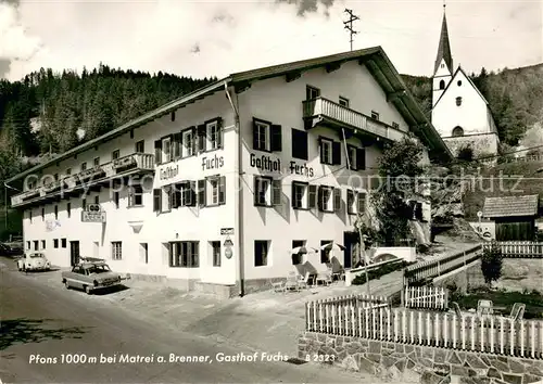 AK / Ansichtskarte Pfons Gasthof Fuchs Pfons