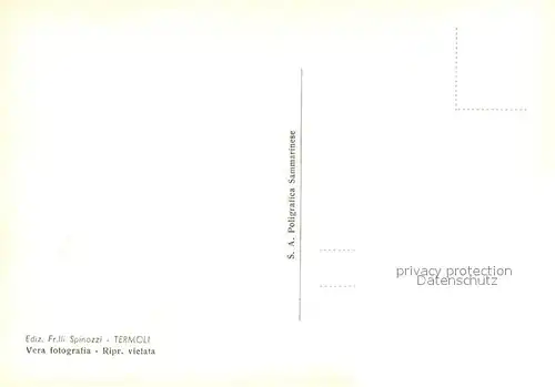 AK / Ansichtskarte Termoli Albergo Corona nutturno Termoli