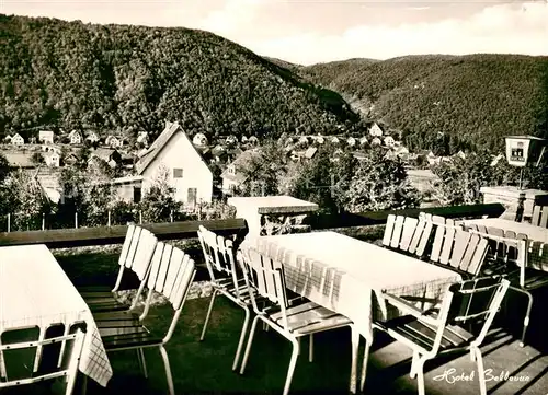 AK / Ansichtskarte Gemuend_Eifel Hotel Bellevue Terrasse Gemuend Eifel