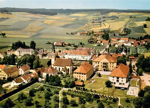 AK / Ansichtskarte Dingolfing Fliegeraufnahme mit Schwesternheim Mangkofen Dingolfing