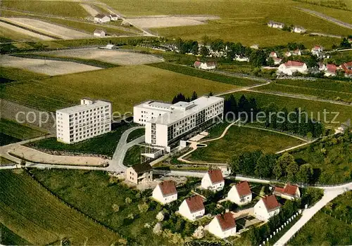 AK / Ansichtskarte Wertingen Kreiskrankenhaus Fliegeraufnahme Wertingen