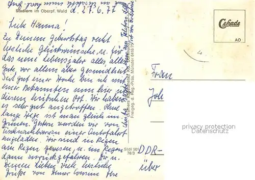 AK / Ansichtskarte Stadlern_Oberpfalz Fliegeraufnahme Stadlern_Oberpfalz