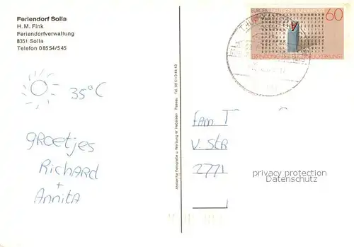 AK / Ansichtskarte Solla_Thurmansbang Feriendorf Solla Fliegeraufnahme Solla_Thurmansbang