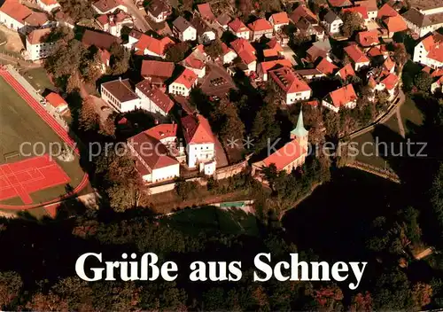 AK / Ansichtskarte Schney Fliegeraufnahme Schney