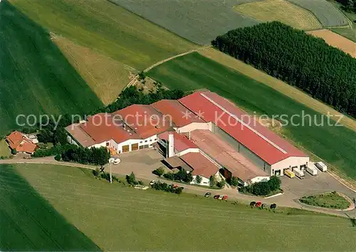 AK / Ansichtskarte Trochtelfingen_Hohenzollern Firmal Alb Gold Teigwaren Fliegeraufnahme Trochtelfingen