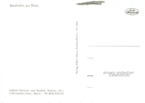 AK / Ansichtskarte Bornhofen_Kamp Fliegeraufnahme Bornhofen Kamp