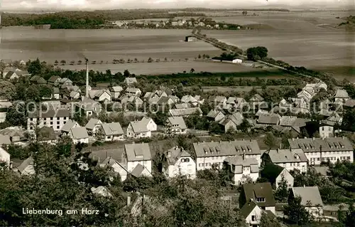 AK / Ansichtskarte Liebenburg Fliegeraufnahme Liebenburg