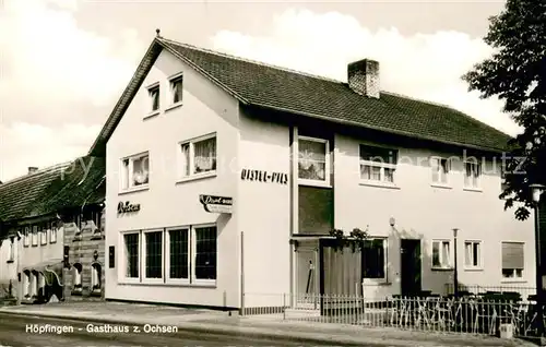 AK / Ansichtskarte Hoepfingen Gasthaus zum Ochsen Hoepfingen