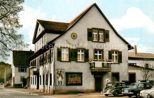 AK / Ansichtskarte Biberach_Baden Brauerei Gasthof Hotel Zur Sonne Biberach_Baden