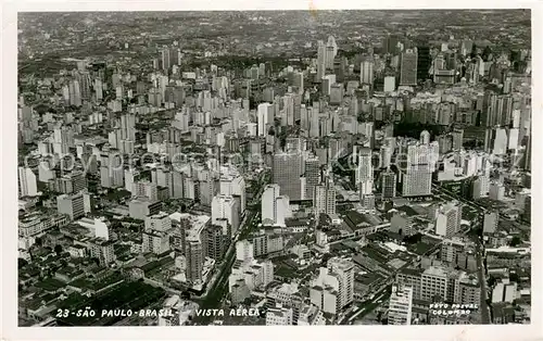 AK / Ansichtskarte Sao_Paulo Fliegeraufnahme Sao_Paulo