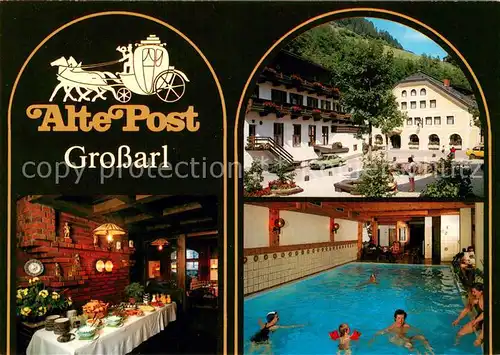 Grossarl Hotel Gasthof Alte Post Restaurant Hallenbad Postkutsche Grossarl
