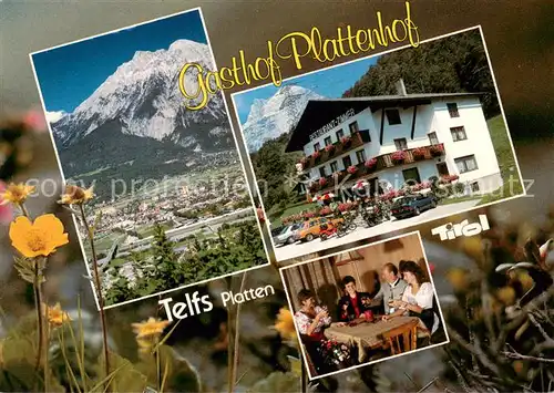 Platten_Telfs Gasthof Pension Plattenhof Restaurant Alpen Alpenflora 