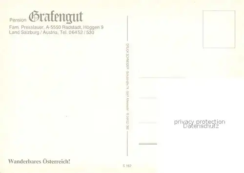 Radstadt Pension Grafengut Radstadt