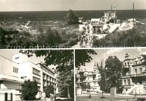 Swinoujscie_Swinemuende Wejscie na plaze Dom wypoczynkowy Ewunia Ulica Orkana Strand Hotels Swinoujscie Swinemuende